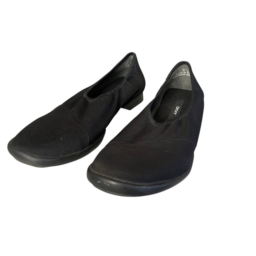 DKNY Black Stretch Slip on Shoes Size 9.5